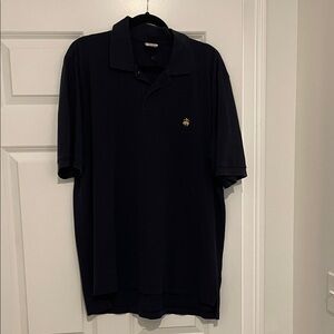 Brooks Brothers Dark Polo with Gold Accent